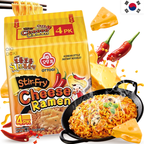 Ottogi Ramyum Ramen Salteado con Queso Picante 130g x 4pk