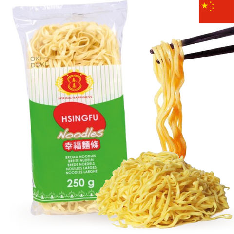 Macarrão instantâneo grosso Sh para refogado e sopa 250g