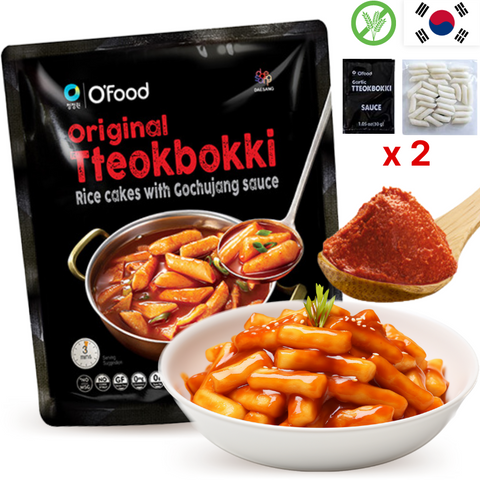 CJW O'Food Tteokbokki Inst. Molho Gochujang Original para 2 Pessoas Sem Glúten 260g