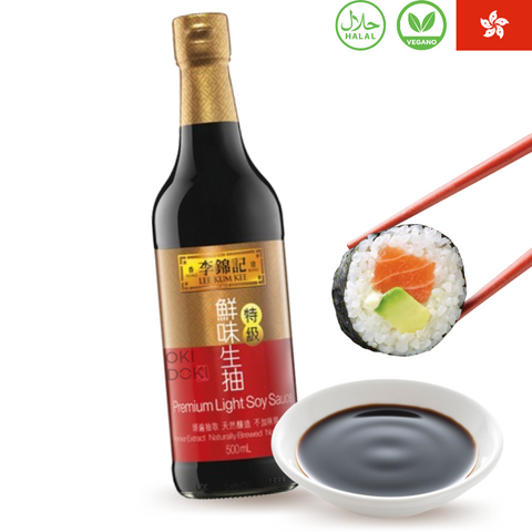 Lee Kum Kee Salsa de Soja Ligera (Vegano, Halal) 500ml