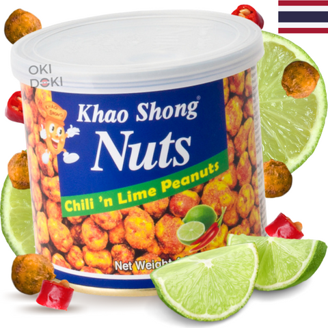 Khao Shong Cacahuetes Crujientes Sabor Lima Chile (Halal) 140g