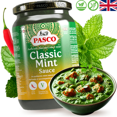 Molho de Hortelã Pasco Classic (Vegetariano) 280g
