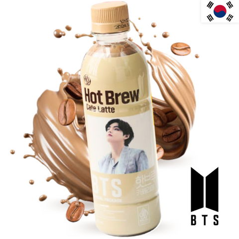 BTS Hot Brew Sweet Coffee Latte (Halal) 350ml (Random Design)