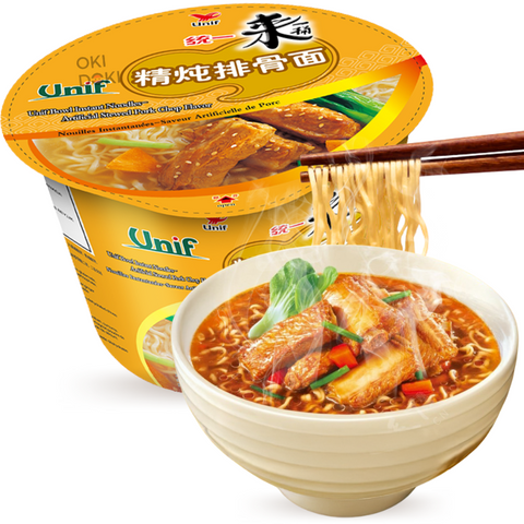 Unif Bowl Noodles with Braised Ribs Soup 110g