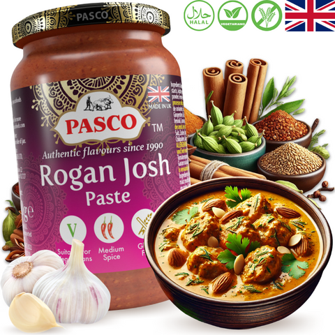 Pasco Pasta de Curry Rogan Josh (Vegetariano, Sin Gluten) 270g