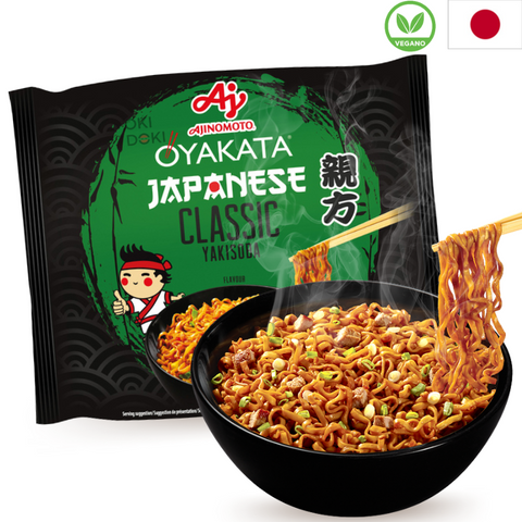 AJINOMOTO OYAKATA Yakisoba Fideos Salteados Clásicos Japonés (Vegano) 91g