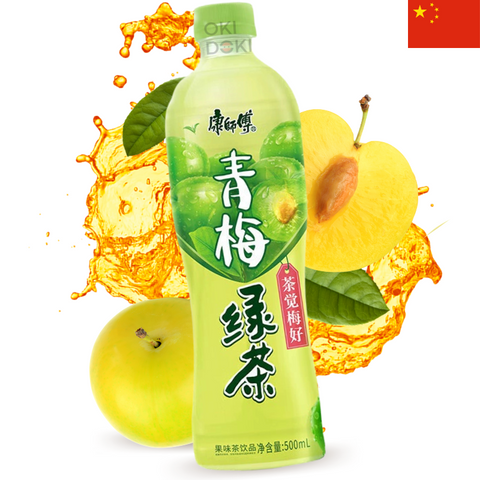 Master Kong Bebida de Te Verde con Ciruelas 500ml