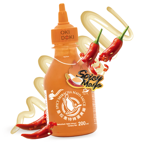 Flying Goose Sriracha Chili Sauce Spicy Mayonnaise (Vegan, Gluten Free, Halal) 200ml