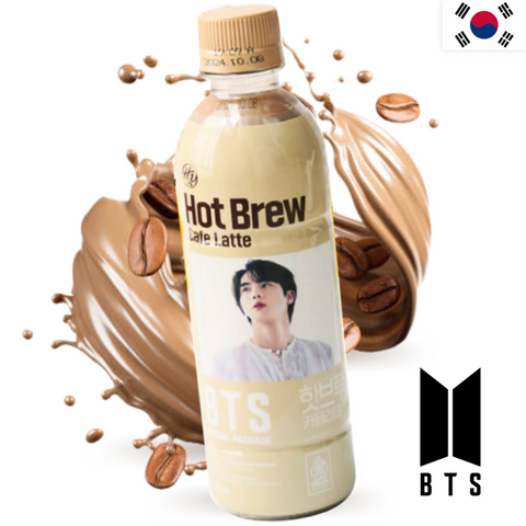 BTS Hot Brew Sweet Coffee Latte (Halal) 350ml (Random Design)