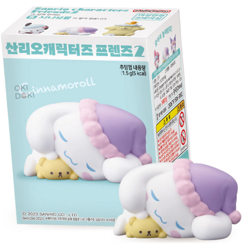 Bandai Chewing Gum With Sanrio Friends Figure Ver. 2 1pc