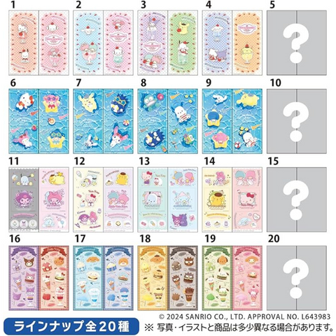 Tta Chewing Gum with Sanrio Sticker for Mobile 1.6g