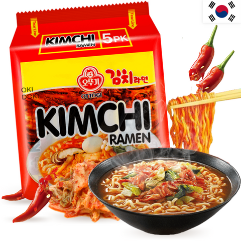 Ottogi Ramen Sabor Kimchi 120g x 5uds