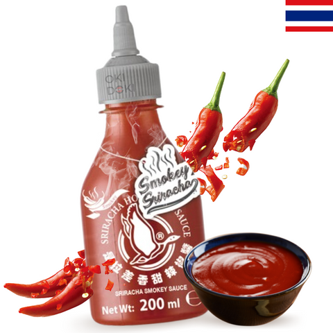 Flying Goose Salsa Chile Sriracha Ahumado Smokey (Vegano, Sin Gluten) 200ml