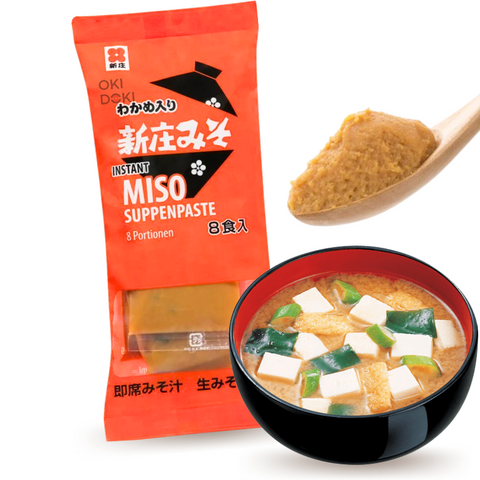 Shinjyo Sopa Miso Instantánea (Sokuseki Miso Shiru) (8 Raciones) 160g