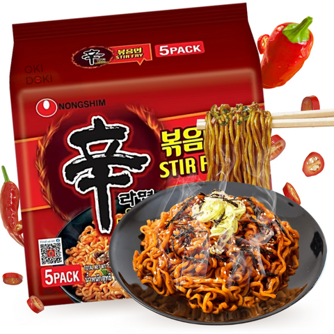 Nongshim Shin Ramyun Fideos Salteados Wok (Halal) (131g x 5pk) 655g