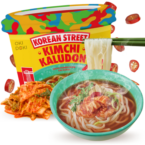 Koreaanse Street Bowl Udon Kaludon Kimchi Smaak (3 min.) 215 g