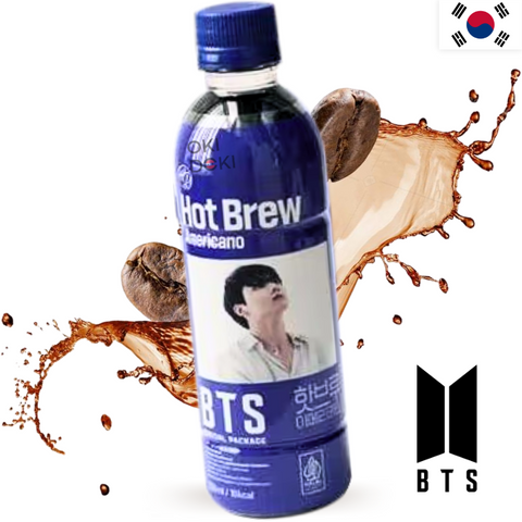 BTS Café Hot Brew Americano (Halal) 350ml (Diseño Aleatorio)
