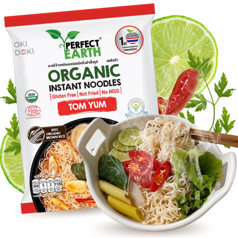 Perfect Earth Organic Instant Noodles Tom Yum Flavor (Gluten Free) 85g