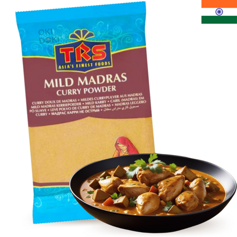 Pó de curry Trs Madras suave 100g