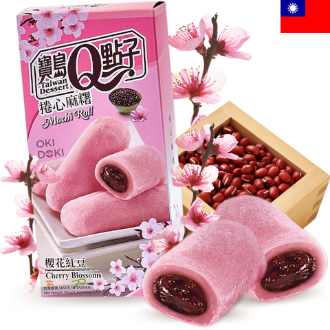 Taiwan Q Rollos de Mochi de Sakura y Azuki 150g