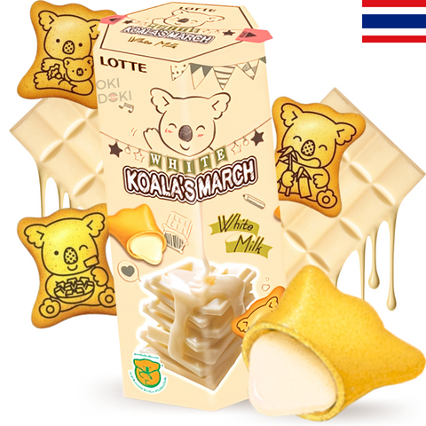 Biscoito de março da Lotte Koala com creme de leite e queijo (halal) 37g