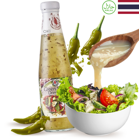 Flying Goose Salsa Aderezo Chile Verde para Ensalada (Sin Gluten) 295ml