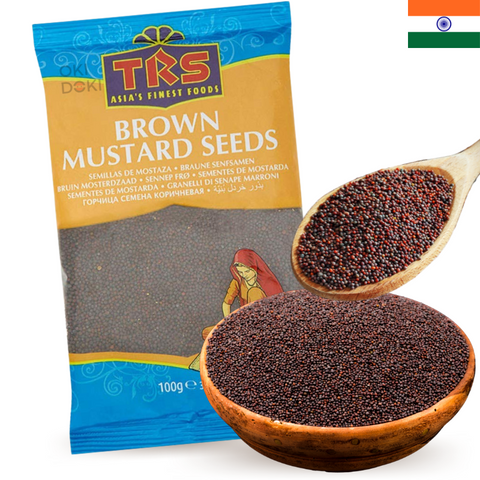 Sementes de Mostarda Marrom Trs 100g