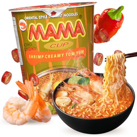 Mama Cup Fideos con Sopa Creamosa de Tom Yum y Gamba 70g