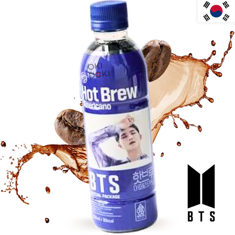 BTS Café Hot Brew Americano (Halal) 350ml (Diseño Aleatorio)