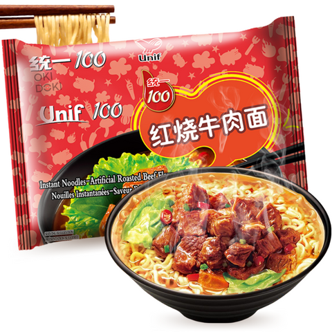 Unif Noodles with Braised Beef Soup 108g