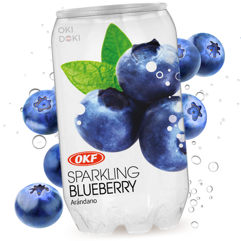 OKF Refresco Sparkling Sabor Arándano (Halal) 350ml