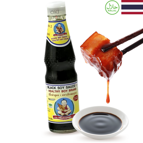 DEK SOM BOON (Healthy Boy) Molho de Soja Escuro Fórmula A (Halal) 300ml