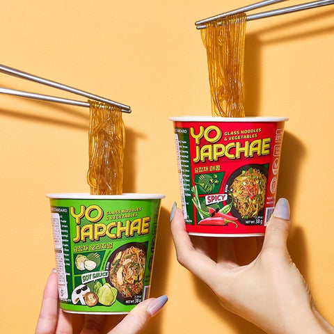 Yojapchae Bowl Fideos Japchae Picante Coreano (Vegano, Sin Gluten) 75g