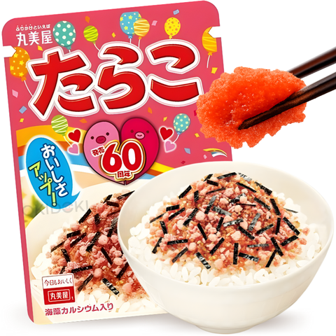 Marumiya Furikake Condimento para Arroz Sabor Tarako (Hueva de Pescado) 25g