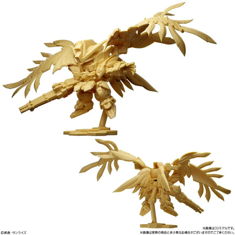 Figura e autocolante Bandai Gundam Superior Define com 1,5g de pastilha elástica