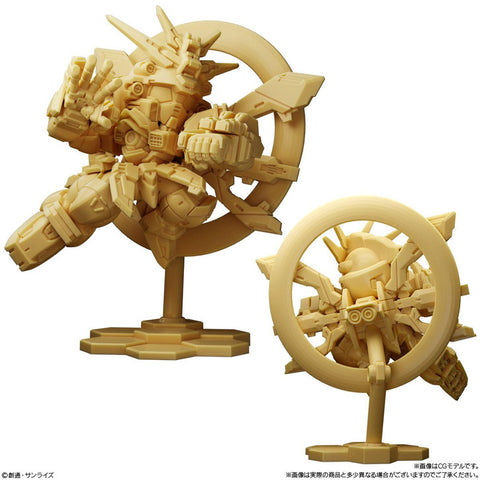 Figura e autocolante Bandai Gundam Superior Define com 1,5g de pastilha elástica