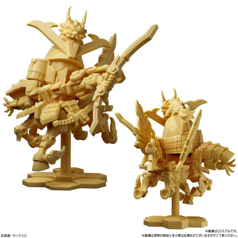 Figura e autocolante Bandai Gundam Superior Define com 1,5g de pastilha elástica