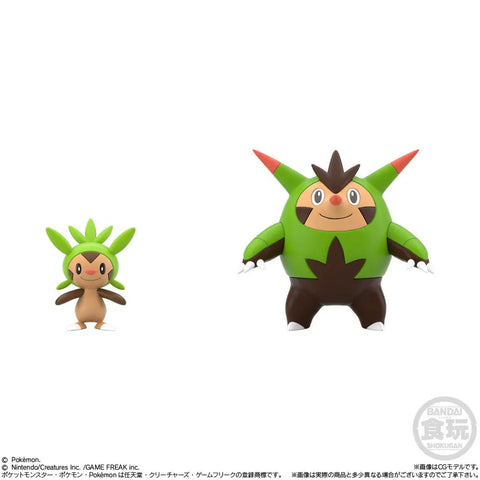 Bandai Pokémon Kalos Figura Set con Chicle 1.5g
