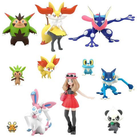 Bandai Pokémon Kalos Figura Set con Chicle 1.5g