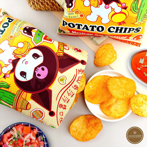 Amandier Patatas Fritas Sabor Salsa Mexicana (Sanrio Kuromi) 59.5g