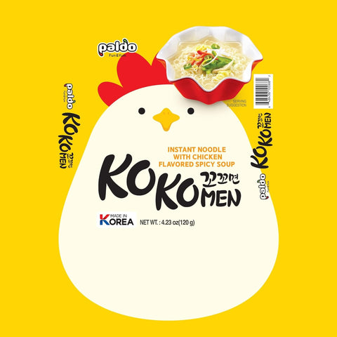 Paldo Kokomen Noedels met Kipsmaak 120g x 5 stuks