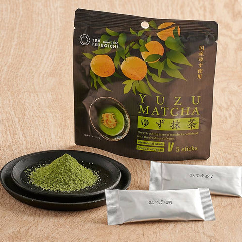 Tsuboichi Instant Matcha with Yuzu (5 pcs) (Halal) 50g