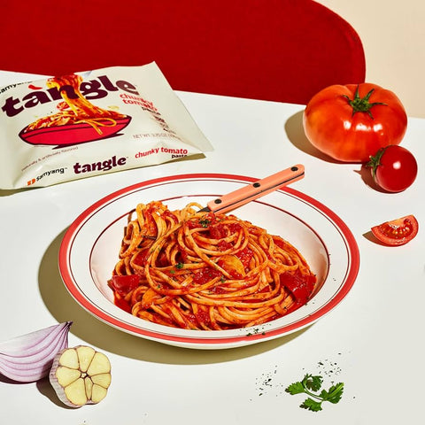 Samyang K-Pasta Tangle Tangluccine Sabor Tomate Pesado (Halal) 105g