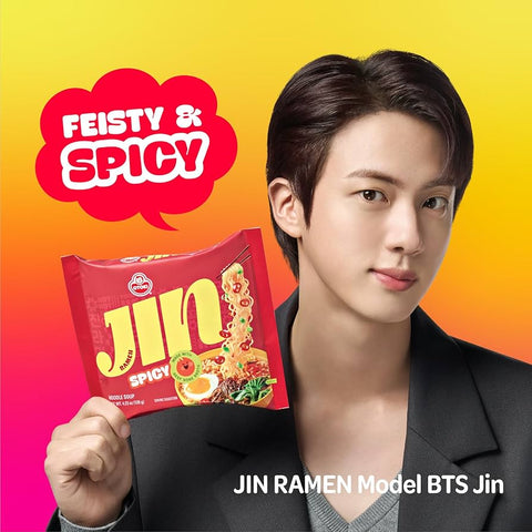 Ottogi Ramyun Jin Pittige Ramen 120g X 5 eenheden