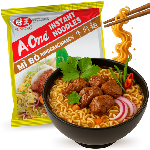A-One Fideos Sabor Ternera 85g