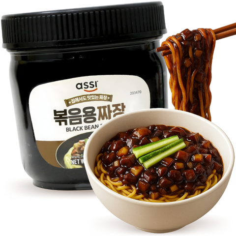 ASSI Jjajang Salsa Espesa de Judía Negra Dulce y Salado 500g