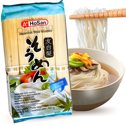 Noodles A+ Hosan Somen Tomoshiraga 453g