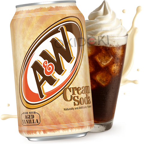 A&amp;W Root Beer Cream Soda (Caffeine Free) 355ml