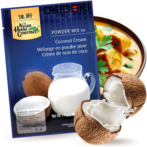 Pó de creme de coco Ahg (Halal, Vegetariano) 50g