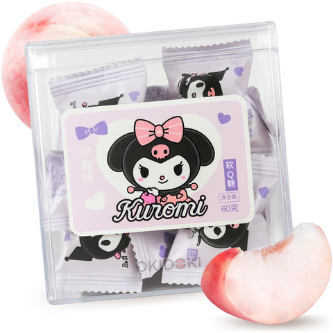 Aiyike Kuromi Soft Candy White Peach Flavor 60g